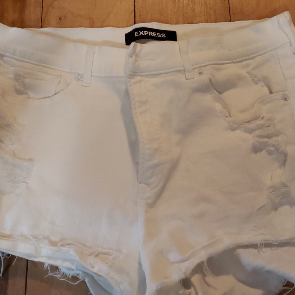 Express jean shorts